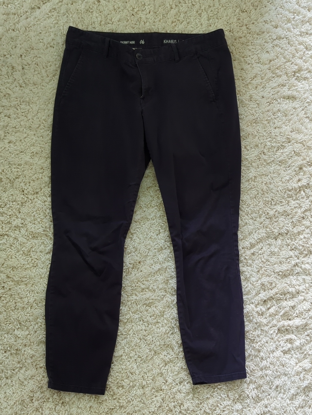 Navy Blue Ankle Pant